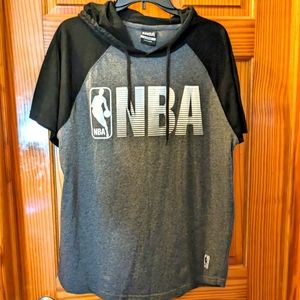 NBA hoodie, short sleeve, LG